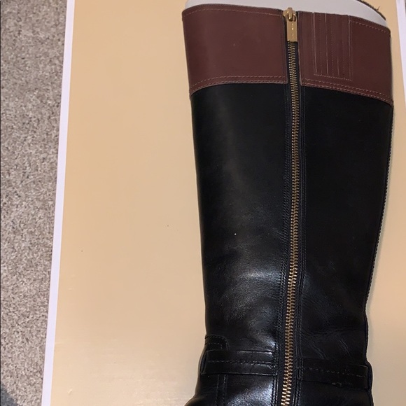 Michael Kors Stockard Leather boot black & brown - Picture 9 of 10